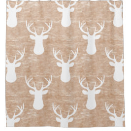 Der Head op Bark Pattern Douchegordijn