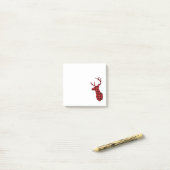 Der Head - Rustic Red Pset Post-it® Notes (Op bureau)
