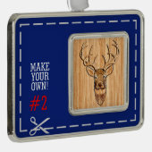 Der Head Wood Graanstijl Verzilverd Omlijst Ornament (Rechts)