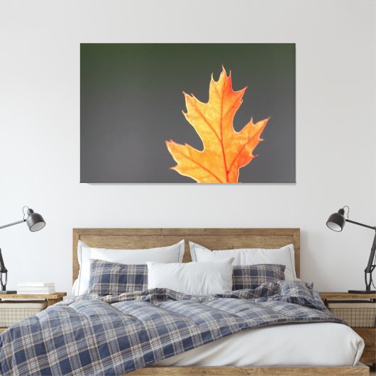 Der Herbst von seiner schönsten Seite Canvas Afdruk (Insitu (Slaapkamer))