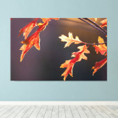 Der Herbst von seiner schönsten Seite Canvas Afdruk (Insitu (Houten vloer))