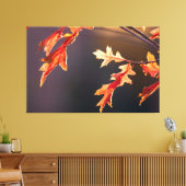 Der Herbst von seiner schönsten Seite Canvas Afdruk (Insitu (Woonkamer))