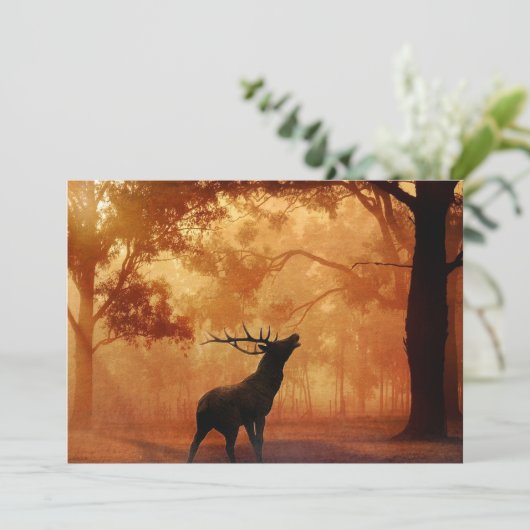 Der Hunter Antlers Kaart (Staand voorkant)