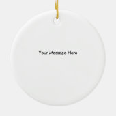 Der Hunting Camouflage kerstversiering Keramisch Ornament (Achterkant)