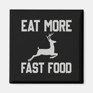 Der Hunting Eat Snellere Fun Gift for Hun Magneet
