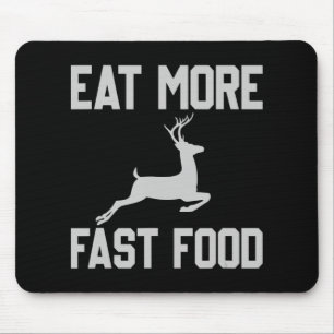 Der Hunting Eat Snellere Fun Gift for Hun Muismat