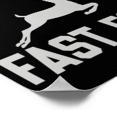 Der Hunting Eat Snellere Fun Gift for Hun Poster (Hoek)