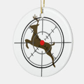 Der Hunting kerstversiering Keramisch Ornament (Links)