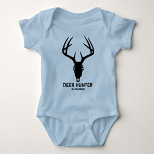 Der Hunting Skull w/ Antlers Romper