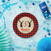 Der Hunting Theme Birthday Party Papieren Bordje (Feest)