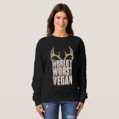 Der Hunting Worlds Worst Vegan Trui (Voorkant volledig)