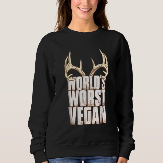 Der Hunting Worlds Worst Vegan Trui (Voorkant)