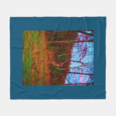 Der in de bomen fleece deken (Voorkant (Horizontaal))