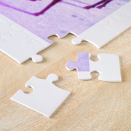 Der in winterkunst legpuzzel (Zijkant)