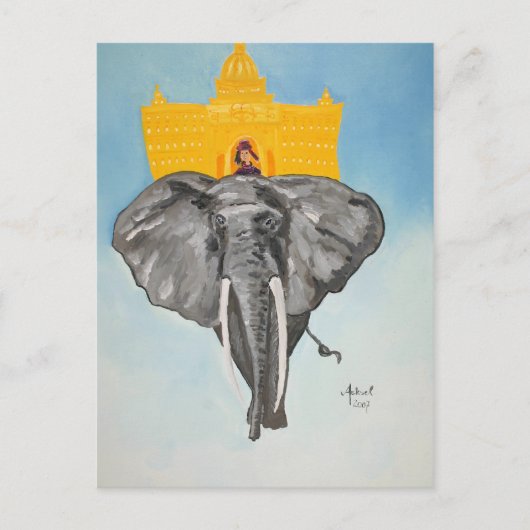 Der Indische Gesandte Briefkaart (Voorkant)