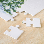 Der kerstbomen en Cadeaus Jigzaag Puzzle Legpuzzel (Zijkant)