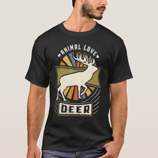Der  Klassieke Retrodierentuin T-shirt (Voorkant)