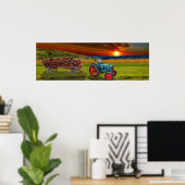 Der  klassische Traktor Hanomag R22 Poster (Thuiskantoor)