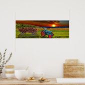 Der  klassische Traktor Hanomag R22 Poster (Keuken)