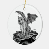 Der kleine Golem Gargoyle Keramisch Ornament (Links)