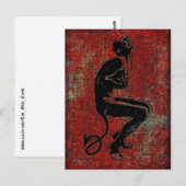 Der Krampus Briefkaart (Voorkant / Achterkant)