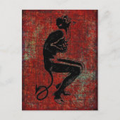 Der Krampus Briefkaart (Voorkant)