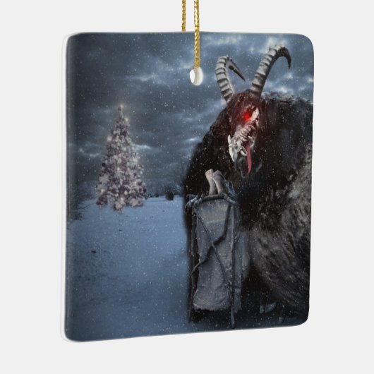 Der Krampus Keramisch Ornament (Rechts)