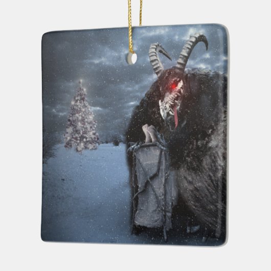 Der Krampus Keramisch Ornament (Links)