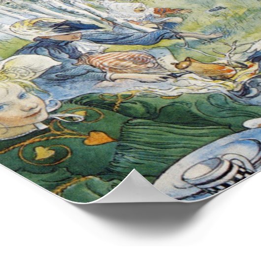 Der Krebsfang, Carl Larsson Poster (Hoek)