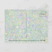 Der Kuss (Liebespaar) The kiss (lovers) 1908 Briefkaart (Achterkant)