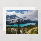 Der Lake Peyto in den Rocky Mountains Briefkaart (Voorkant / Achterkant)