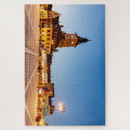 Der Marktplatz von Brasov in Rumänien Legpuzzel (Verticaal)