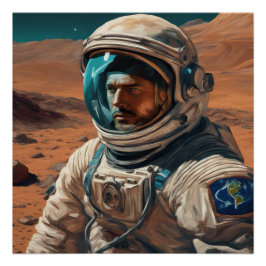 Der Marsexplorer KI  Perfect Poster