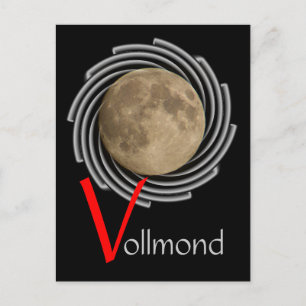 Der Mond, la lune, la luna, de maan Postkarte Briefkaart
