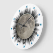 Der Mond, la lune, la luna, de maan Uhr Grote Klok (Hoek)