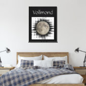 Der Mond, la lune, la luna, the moon Leinwand Canvas Afdruk (Insitu (Slaapkamer))
