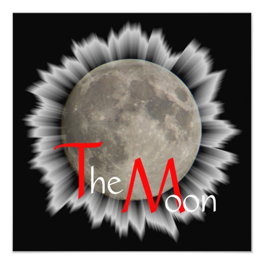 Der Mond, la lune, la luna, the moon Poster (Voorkant)