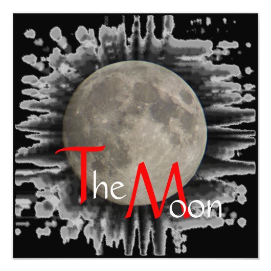 Der Mond, la lune, la luna, the moon Poster (Voorkant)
