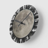 Der Mond, la lune, la luna, the moon Uhr Ronde Klok (Hoek)