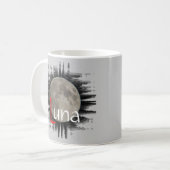 Der Mond, maan, maan, maan Tasse Koffiemok (Voorkant links)
