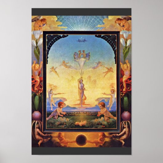 Der Morgen By Runge Philipp Otto (Best Quality) Poster (Voorkant)
