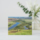 Der Red Deer River in Alberta Kanada Briefkaart (Staand voorkant)