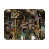 Der Sign Post Forest in Kanada Magnet Magneet (Horizontaal)