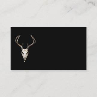 Der Skull op Black | Uitstekers | Taxidermist Visitekaartje
