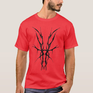 Der Skull Tribal Tattoo Design - zwart-wit T-shirt