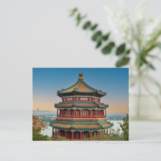 Der Sommerpalast in Peking Briefkaart (Staand voorkant)