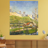 Der Square Saint-Pierre | 1883-84 Canvas Afdruk (Insitu (Woonkamer))