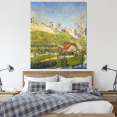 Der Square Saint-Pierre | 1883-84 Canvas Afdruk (Insitu (Slaapkamer))
