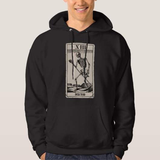 Der Tod / Death Tarot Card Hoodie (Voorkant)