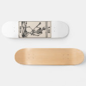Der Tod / Death Tarot Card Persoonlijk Skateboard (Horizontaal)